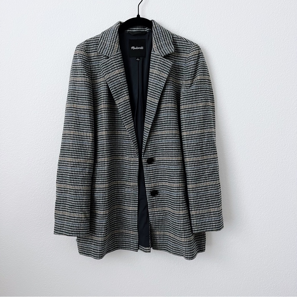 Madewell Dorset Plaid Blazer